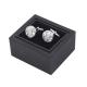 Rotatable Personalised Cufflink Box CMYK 4C printing and OEM Color