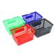 Customizable Convenience Plastic Cart Basket For Supermarket Shopping