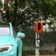 3.5m Cable Electric Car Charger OCPP 1.6 EV Charging Points GB In Public Parking Lots