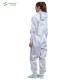 Grade A Cleanroom Anti Static Garments ESD 5x5mm Stripe Anti Static Paint Suit