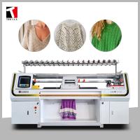 Three System Flat Knitting Machine Jacquard For School Cardigan Sweater