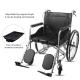 Height Adjustable Lightweight Foldable Manual Wheelchair For Elderly Patient 85cm
