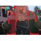 Inflatable Christmas Arch Outdoor Yard Decor Inflatable Santa Claus Archway