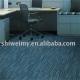Shaggy machine woven PP carpet tiles for office