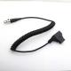 Spring Type D Tap Power Cable D Tap To 4 Pin Mini XLR For TV Logic 058 056