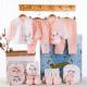 Golden supplier organic 100% cotton shower clothings clothes jumpsuits box newborn new born baby gift set for girl
