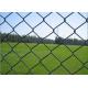 2 Inch PVC Coated Chain Link Fence 0.5m-2m Width Great Steel Nature Capacity