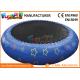 0.9mm PVC Hot Welding Inflatable Water Toys / Blow Up Trampoline With Logo Printing