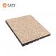 Antibacterial Rubber Workout Flooring Mats Nontoxic Wear Resistant