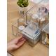 Stackable Kitchen Oem Small Plastic Drawer Organizer With Pull Out Bin