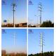 10m 12m Electric Transmission Pole Outdoor Hot Dip Galvanized