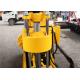 100m Depth Yellow Geotechnical Drilling Rig with 42mm Rod BW160 Pump