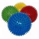 TPR Soft Rubber Squeaky Dog Ball Blue Yellow Red