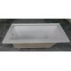 cUPC drop in acrylic sitting bathtub 3 sides tile flange North-America tub