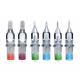 0.25mm 0.30mm 0.35mm Disposable Cartridge Needles Tattoo With Transparent Plastic Housing