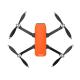 120m Flight 170mm Length Quad Camera Drone Ambarella Sensor With 3 Aixs Camera