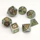Nontoxic Practical Small Polyhedral Dice , Wear Resistant Custom Metal Dice
