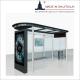 Outdoor Advertising 3m Cable IP65 Bus Stop Shelter