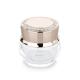 35g Clear Glass Empty Cream Jar Double Wall Cosmetic Jars For Skincare Cosmetics