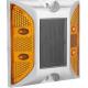 Driveway Aluminium Solar LED Road Stud Reflectors Cat Eyes Amber Easy Installed