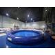 Round Small Blue Great Fun Summer Kids Inflatable Pool For Paddle Boats Water Balls