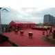 Safety Structure Red Color Fabric Wall Outdoor Party Tents For Traditional Festival