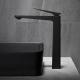 Brass Single Hole Single Handle Basin Mixer Tap In Matte Black