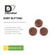 Dark Brown Color Fake Wooden Plastic Buttons 4 - Holes Shirt & Dress