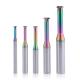 DLC Coating Threading End Mill Single Tooth 60 Degree For Aluminum