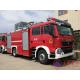 Competitive Double Cabin Six Seats 213kw Foam Fire Truck with 8000L Tank