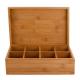 single wooden tea box
