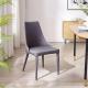 Antiwear Linen Upholstered Dining Chair Multipurpose Morden Style
