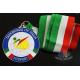 Taekwondo Racing Marathion Swiming Custom Sports Medals Soft Enamel Transparents Color