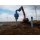 372KN Force Vibro Hammer For Solar Construction Piling Pulling