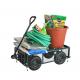 Iron Green Portable Heavy Duty Steel Beach Wagon Hauling Car Tool Grocery Food Cart Trolley