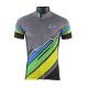 Light Weight Cycling Sports Wear Sublimation Printing Grey Color