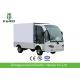 Stainless Steel Container Electric Cargo Van With 2 Seats Customized Dimension