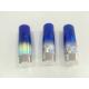 Round Holographic Laminated Cosmetic Plastic Tube Packaging Flat Metallic Screw Cap