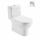 Sanitary Ware One Piece Toilets , Soft closed Dual Flush Water Closet
