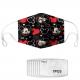 3 Layer Mickey Mouse Printed Polyester Reusable Face Mask