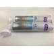 Compact Clear Toothpaste Tube , Laminate Tube Packaging With Laser Stamping