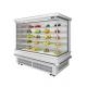 Vertical Refrigerated Cooler Display Case Air Curtain Open Chiller For Vegetables And Fruits