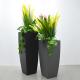Waterproof Stainless Steel Flowerpot Anodized Customized Large Metal Flower Pots