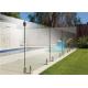 Exterior Frameless Glass Railing 304/316 Stainless Steel Spigot For Pool Fencing