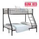 School Dormitory Sturdy Metal Bunk Beds , Strong Metal Bunk Beds For Two Person