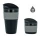 Portable 12oz BPA Free Silicone Collapsible Travel Cup