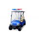 Blue Electrical Golf Cart Patrol Vehicle Battery Powered With Alarm Light
