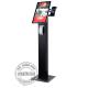 21.5 and 24 Floorstanding Touch Screen Hotel Self Service Ordering Kiosk with Ticket Printer QR Code Scanner