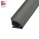 12.5*10mm PVC Rubber Strip TPE Anti Collision For Sliding Door Black Color