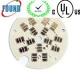 Metal Core Round LED Circuit Board Rigid Electrolytic Foil Alumiunm Based